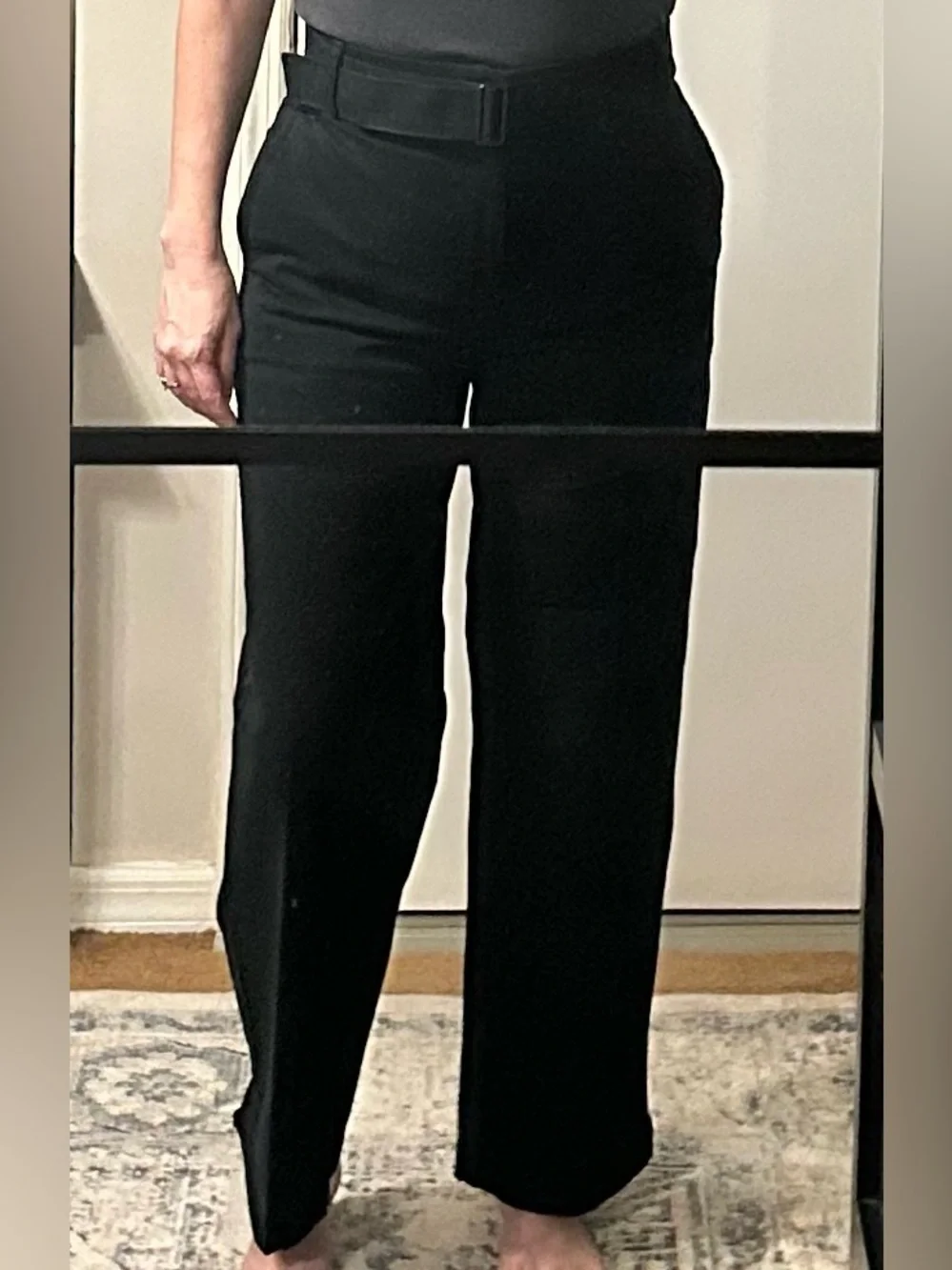 Banana Republic Ultra High Rise Authentic Chino Pants - Black